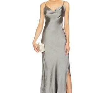 Olena Dress in Slate Grey